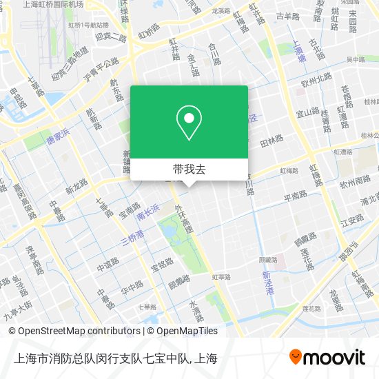 上海市消防总队闵行支队七宝中队地图