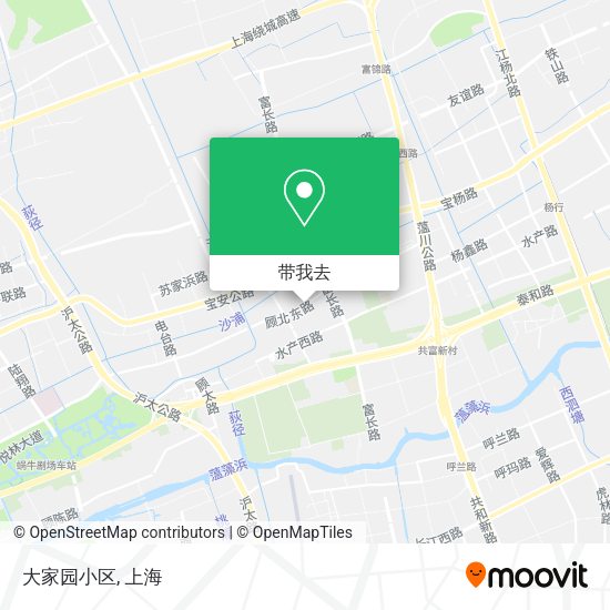 大家园小区地图
