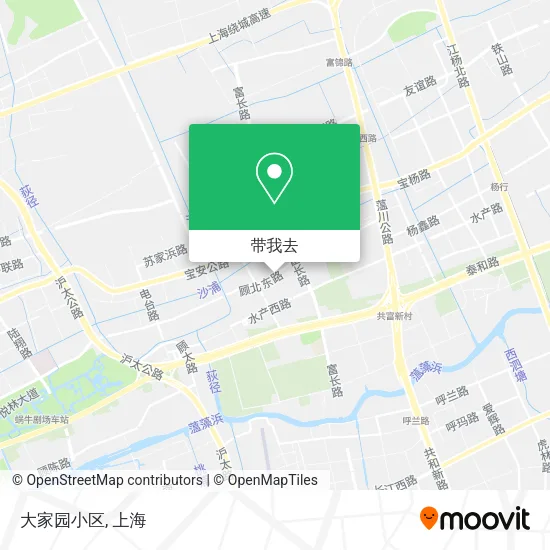大家园小区地图