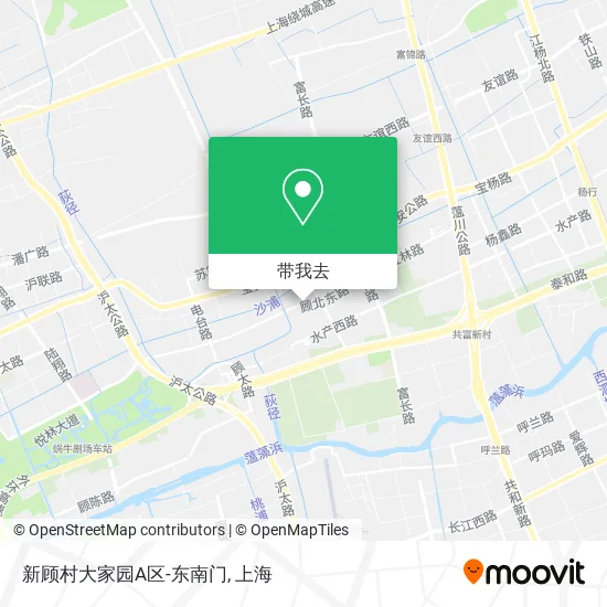 新顾村大家园A区-东南门地图