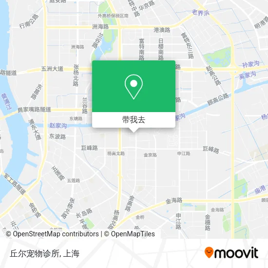 丘尔宠物诊所地图