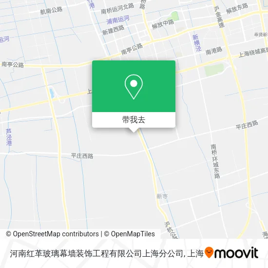 河南红革玻璃幕墙装饰工程有限公司上海分公司地图