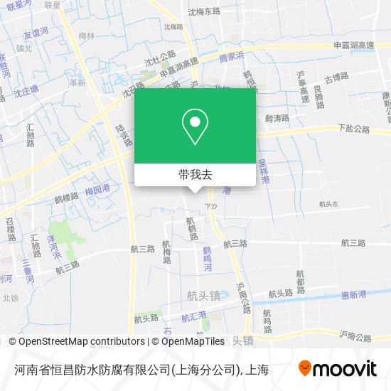河南省恒昌防水防腐有限公司(上海分公司)地图