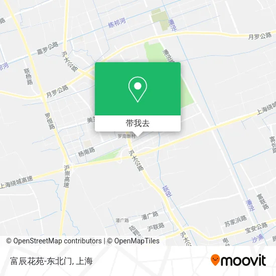 富辰花苑-东北门地图