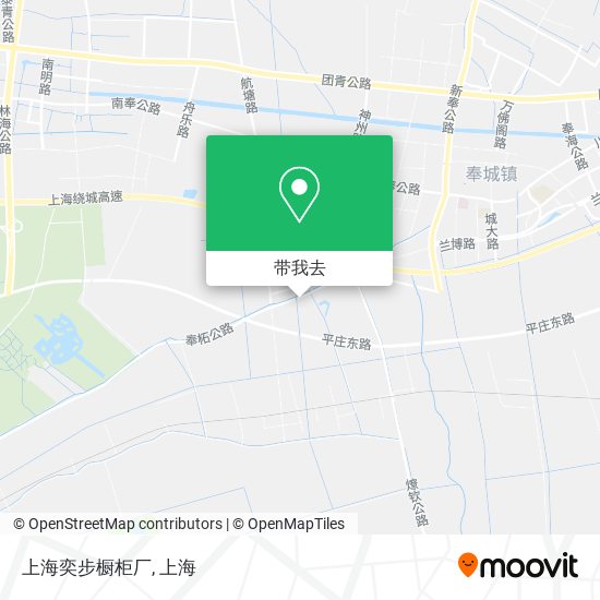 上海奕步橱柜厂地图
