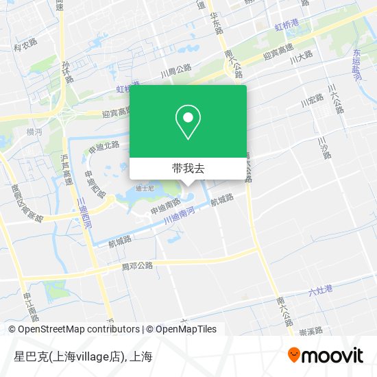 星巴克(上海village店)地图