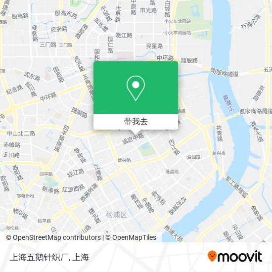 上海五鹅针织厂地图