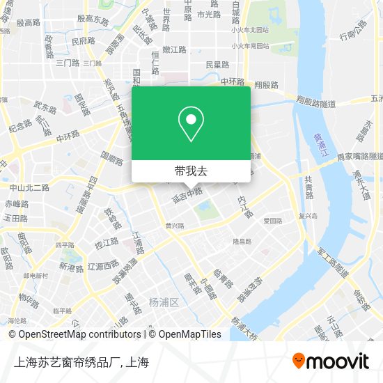 上海苏艺窗帘绣品厂地图
