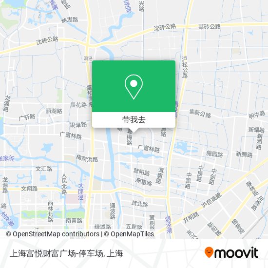 上海富悦财富广场-停车场地图