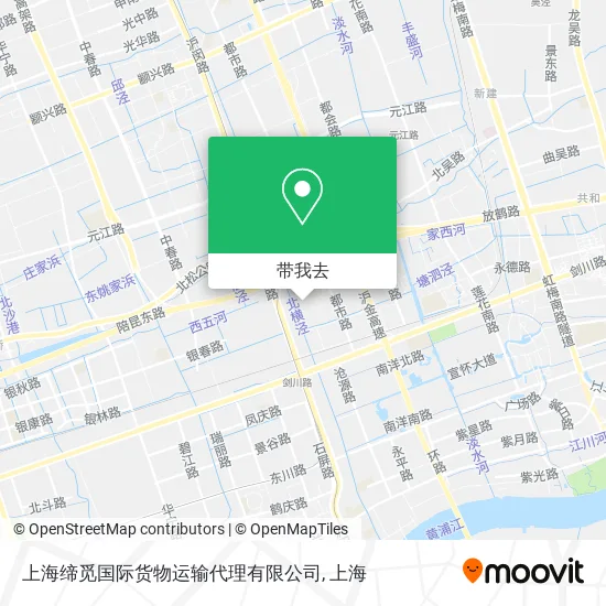 上海缔觅国际货物运输代理有限公司地图