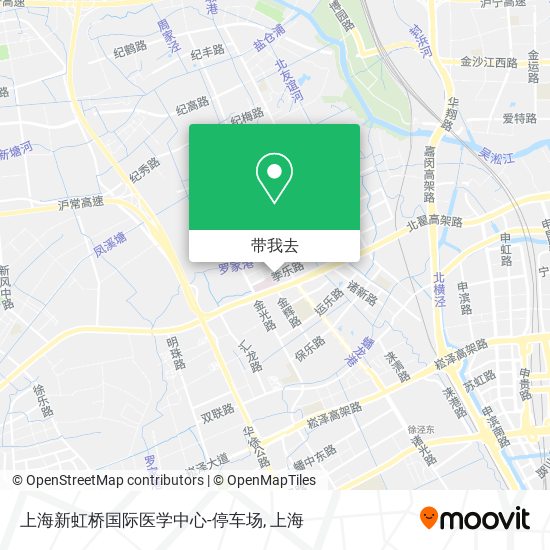 上海新虹桥国际医学中心-停车场地图