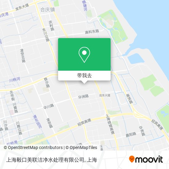 上海毅口美联洁净水处理有限公司地图