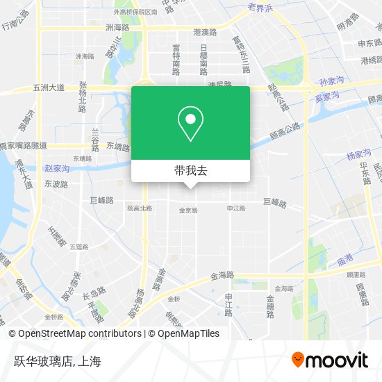 跃华玻璃店地图