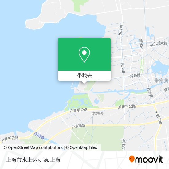 上海市水上运动场地图