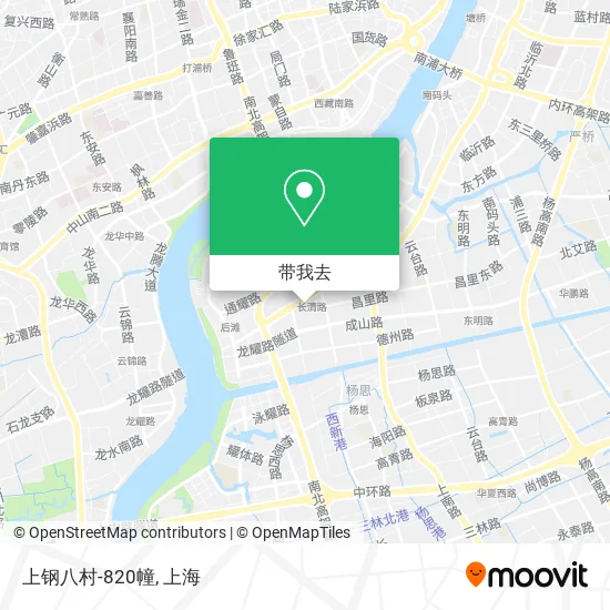 上钢八村-820幢地图