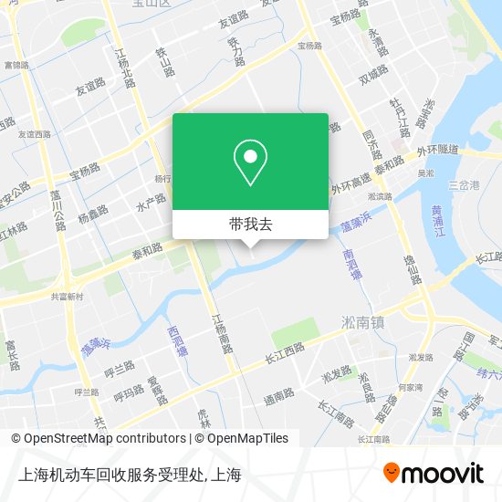上海机动车回收服务受理处地图