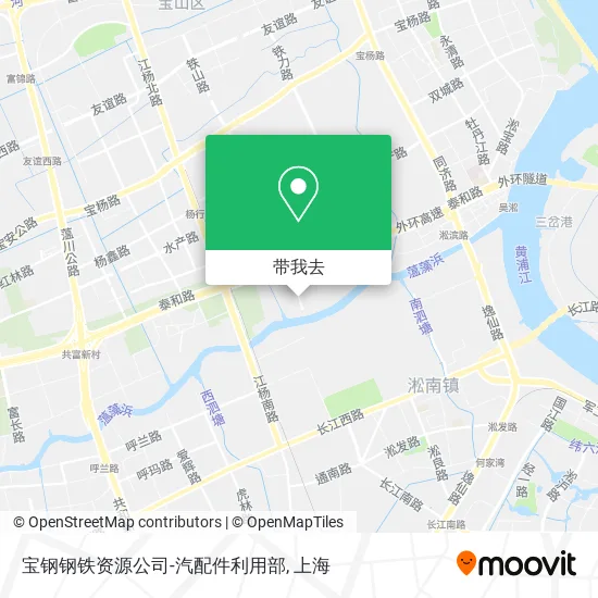 宝钢钢铁资源公司-汽配件利用部地图