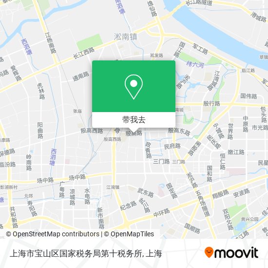 上海市宝山区国家税务局第十税务所地图