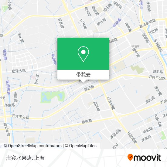 海宾水果店地图