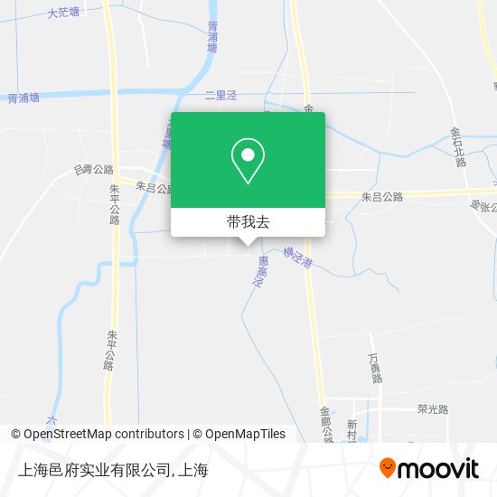 上海邑府实业有限公司地图