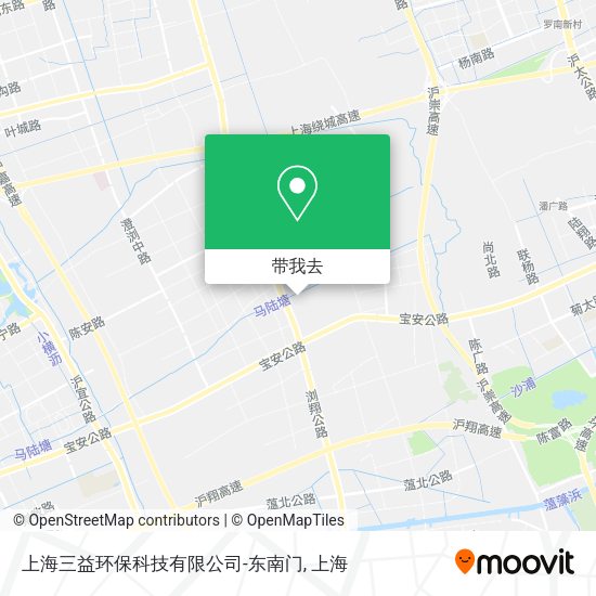 上海三益环保科技有限公司-东南门地图
