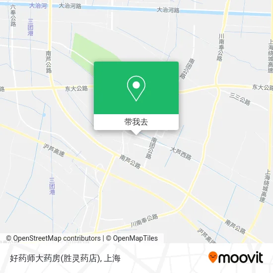 好药师大药房(胜灵药店)地图