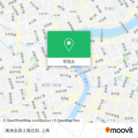 澳洲金鼎上海总部地图