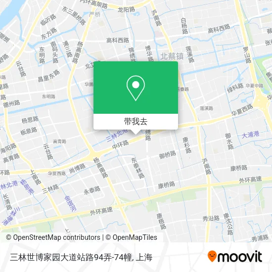三林世博家园大道站路94弄-74幢地图