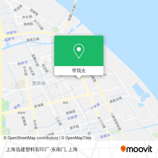 上海迅建塑料彩印厂-东南门地图