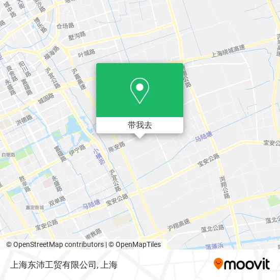 上海东沛工贸有限公司地图