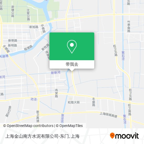 上海金山南方水泥有限公司-东门地图