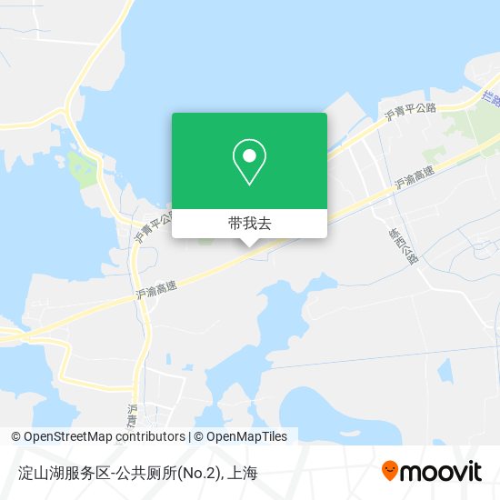 淀山湖服务区-公共厕所(No.2)地图