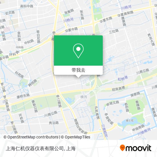 上海仁机仪器仪表有限公司地图