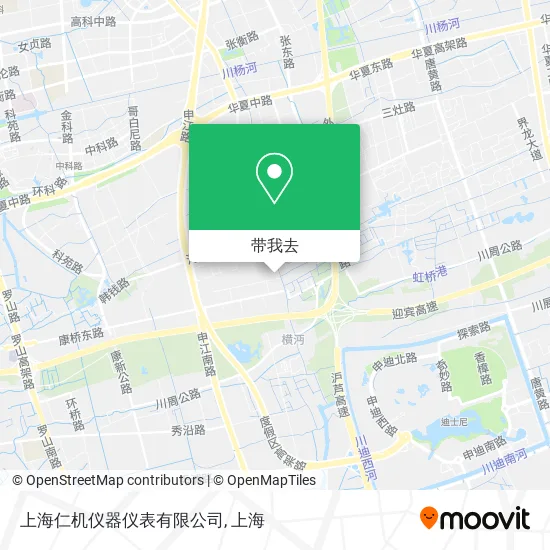 上海仁机仪器仪表有限公司地图