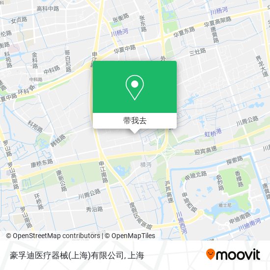 豪孚迪医疗器械(上海)有限公司地图