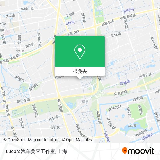 Lucars汽车美容工作室地图