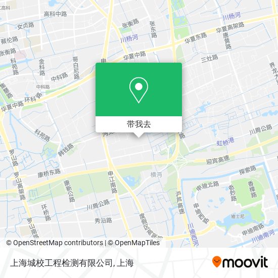 上海城校工程检测有限公司地图