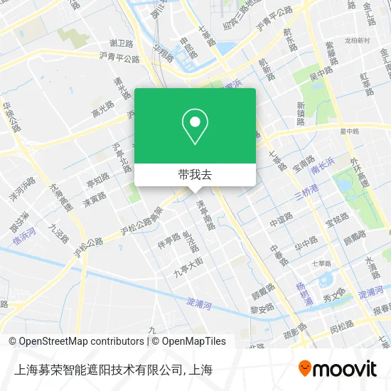 上海募荣智能遮阳技术有限公司地图