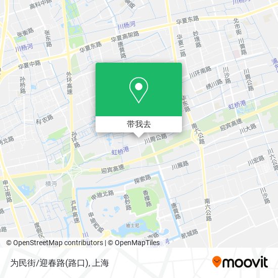 为民街/迎春路(路口)地图