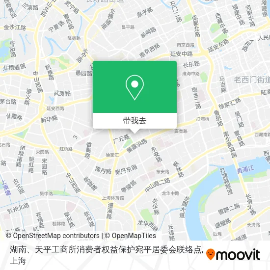湖南、天平工商所消费者权益保护宛平居委会联络点地图
