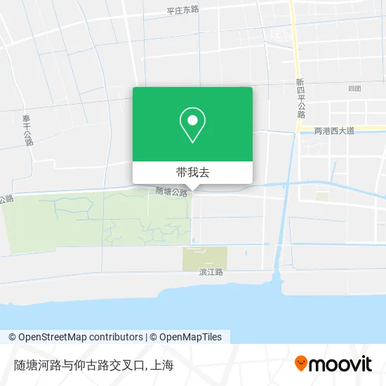 随塘河路与仰古路交叉口地图