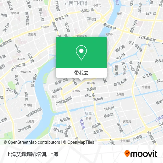 上海艾舞舞蹈培训地图