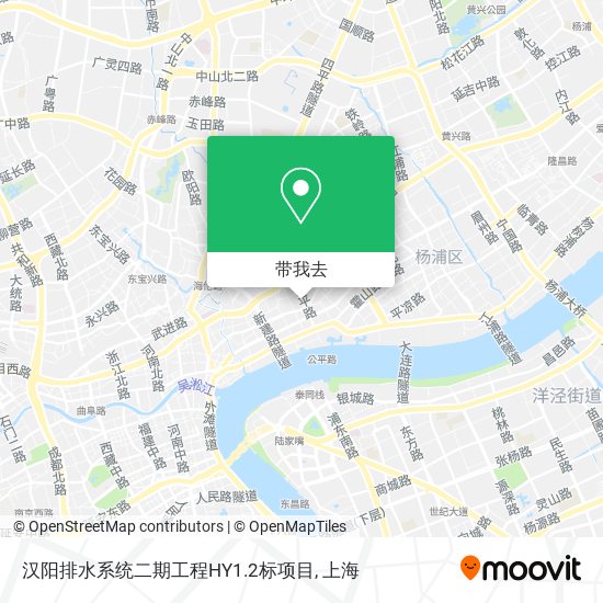 汉阳排水系统二期工程HY1.2标项目地图