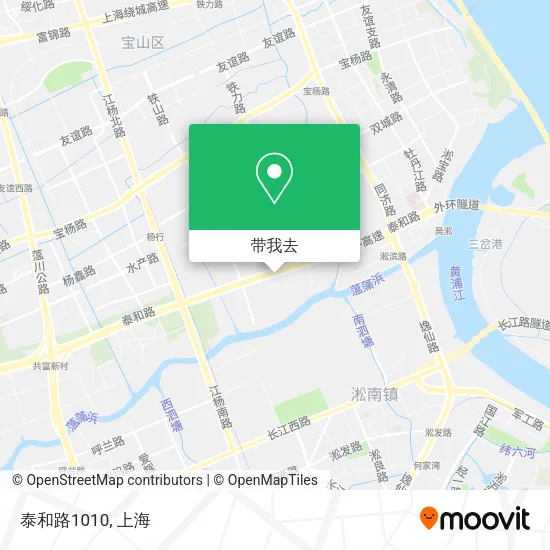 泰和路1010地图