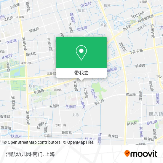 浦航幼儿园-南门地图