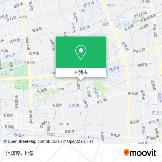 浦涛路地图