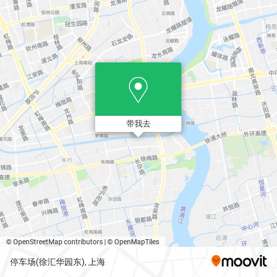 停车场(徐汇华园东)地图