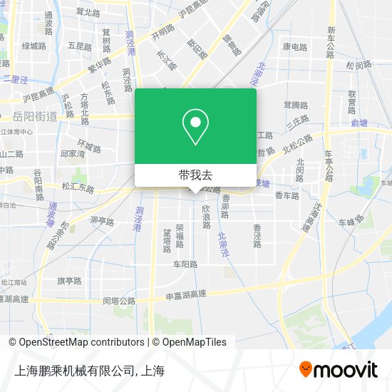上海鹏乘机械有限公司地图