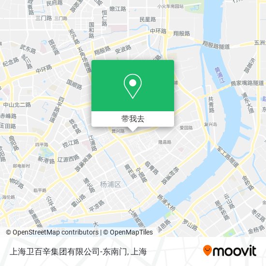 上海卫百辛集团有限公司-东南门地图