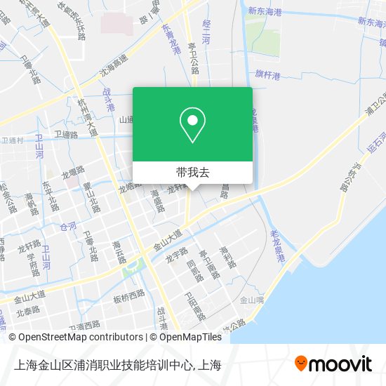 上海金山区浦消职业技能培训中心地图